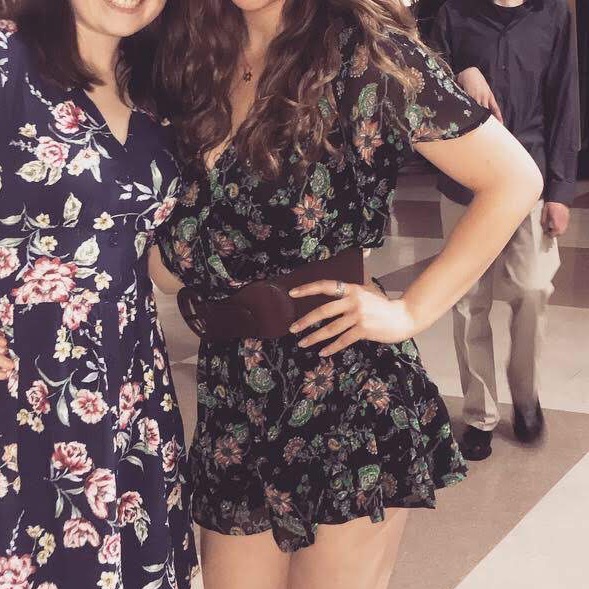 Black Floral Romper Short Sleeve